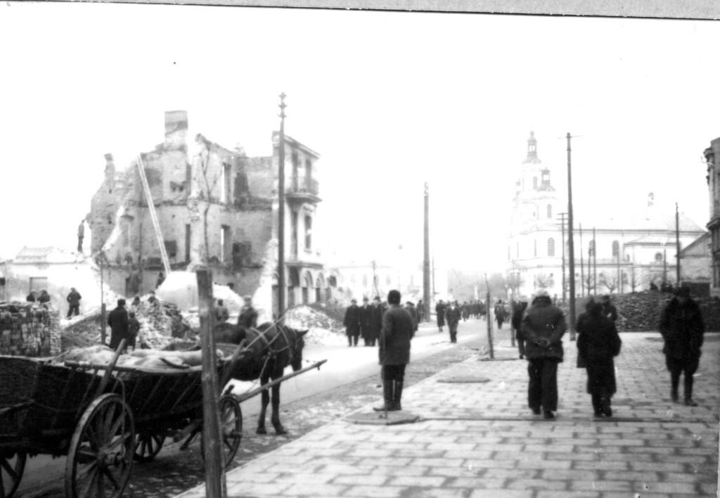 Centrum miasta we wrześniu 1939 roku