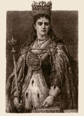 Jadwiga Andegaweńska, król Polski, patronka miasta Radomsko