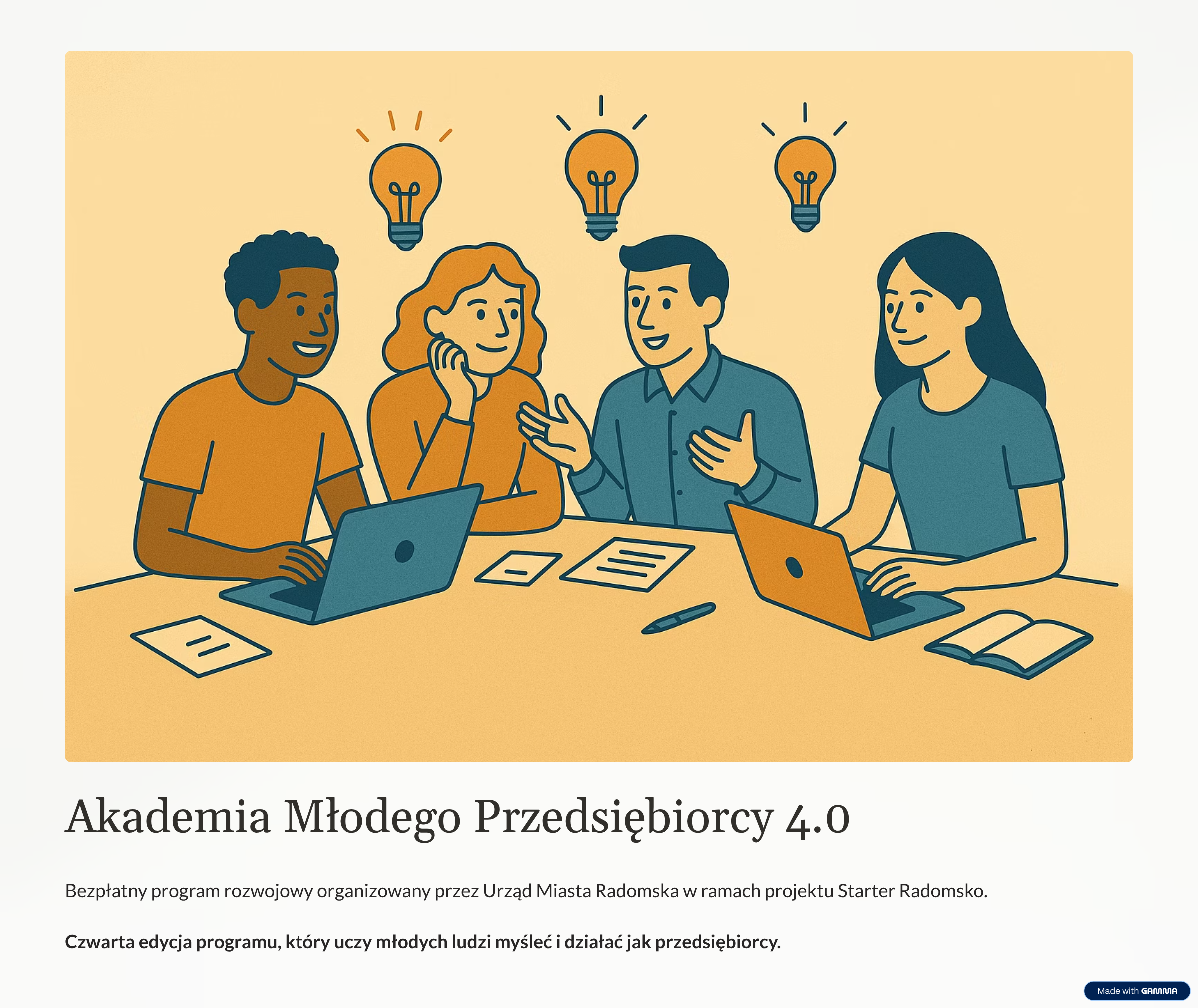 Akademia Młodego Przedsiębiorcy 4.0
