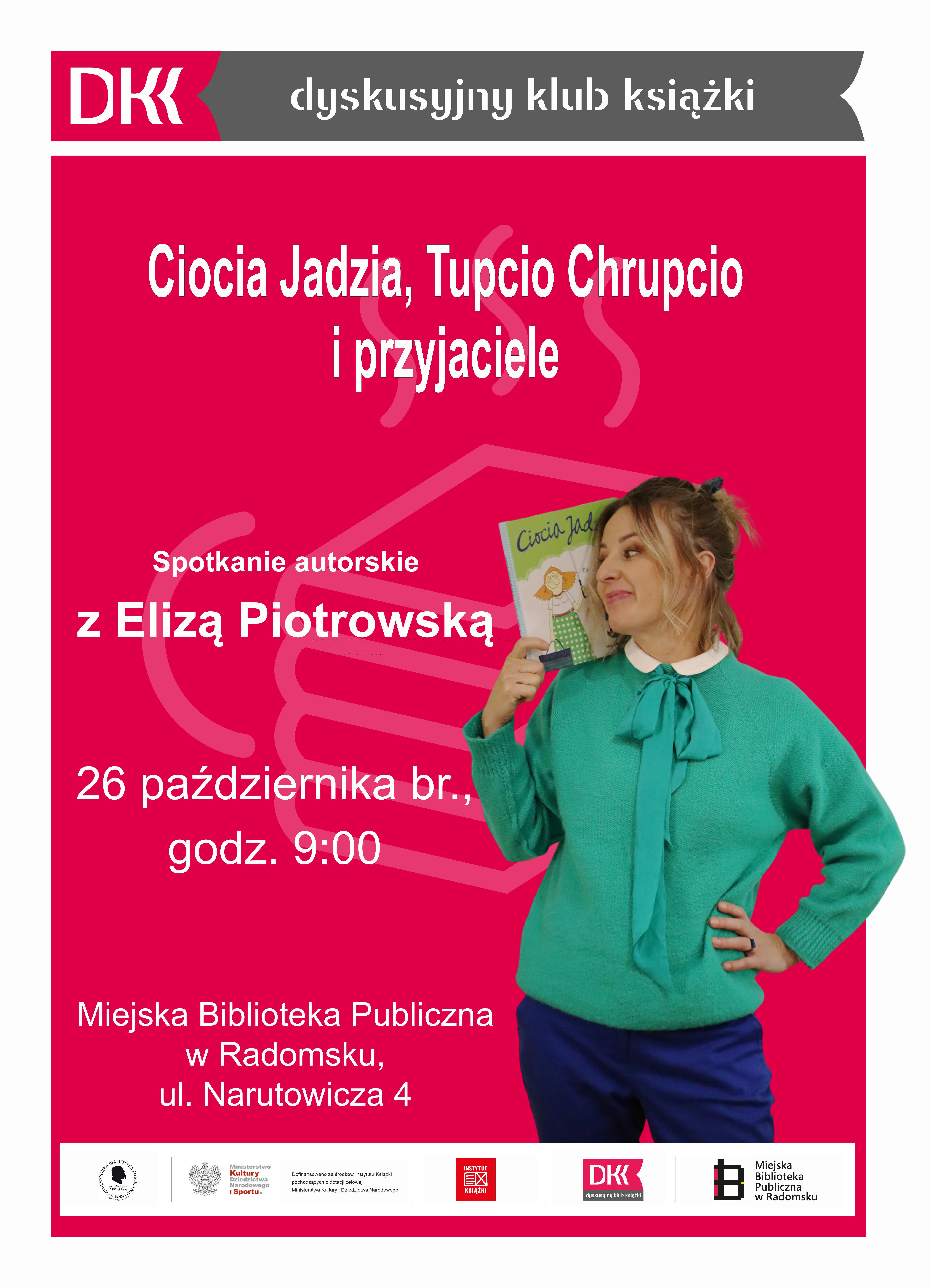 Spotkanie autorskie z Elizą Piotrowską