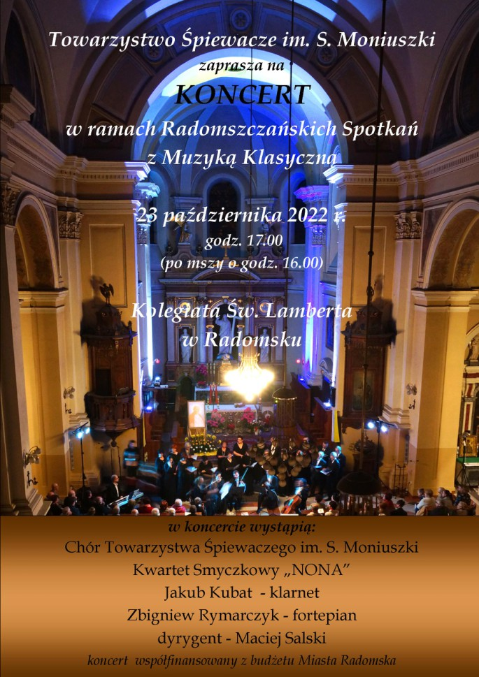 Moniuszkowscy zapraszają na koncert
