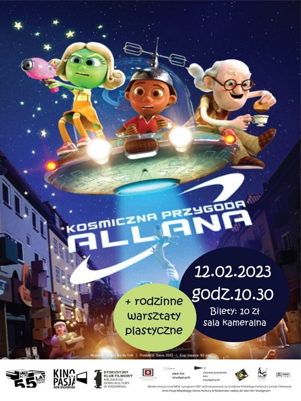 Poranek filmowy w MDK „KOSMICZNA PRZYGODA ALLANA”
