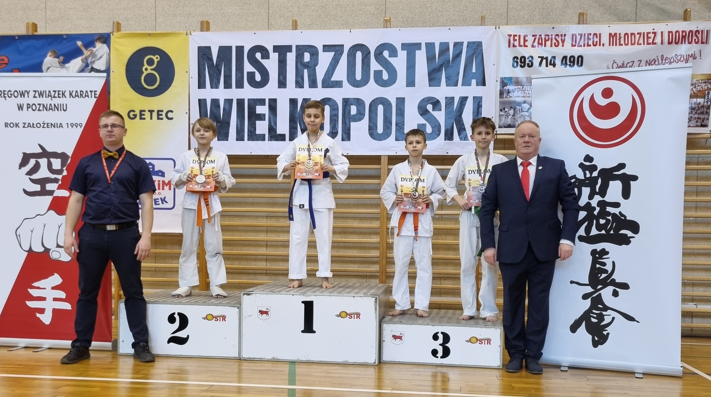 8 medali dla Randori na Mistrzostwach Wielkopolski karate