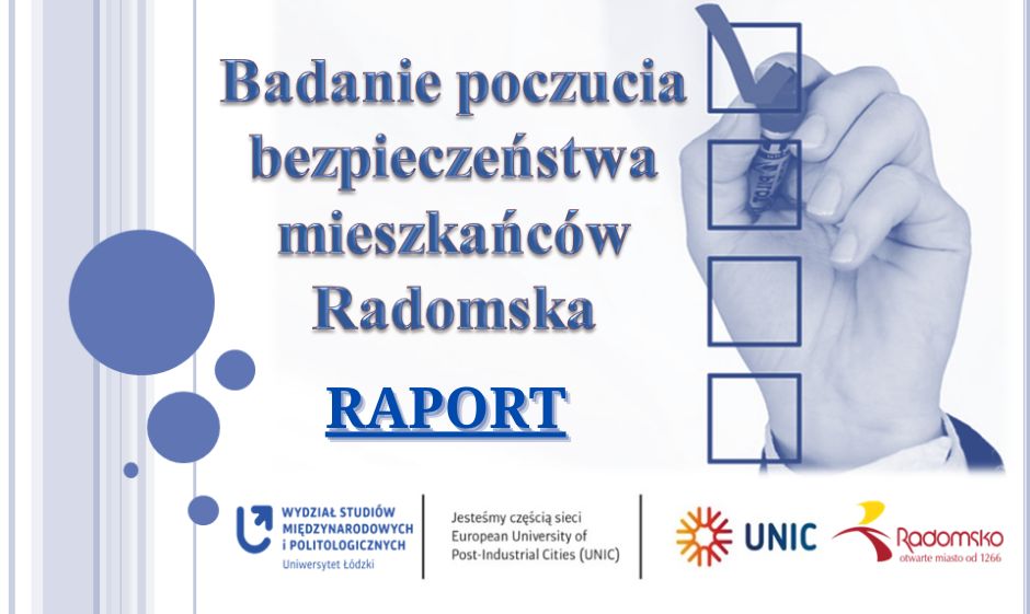 Bezpieczeństwo w Radomsku - raport z badania ankietowego