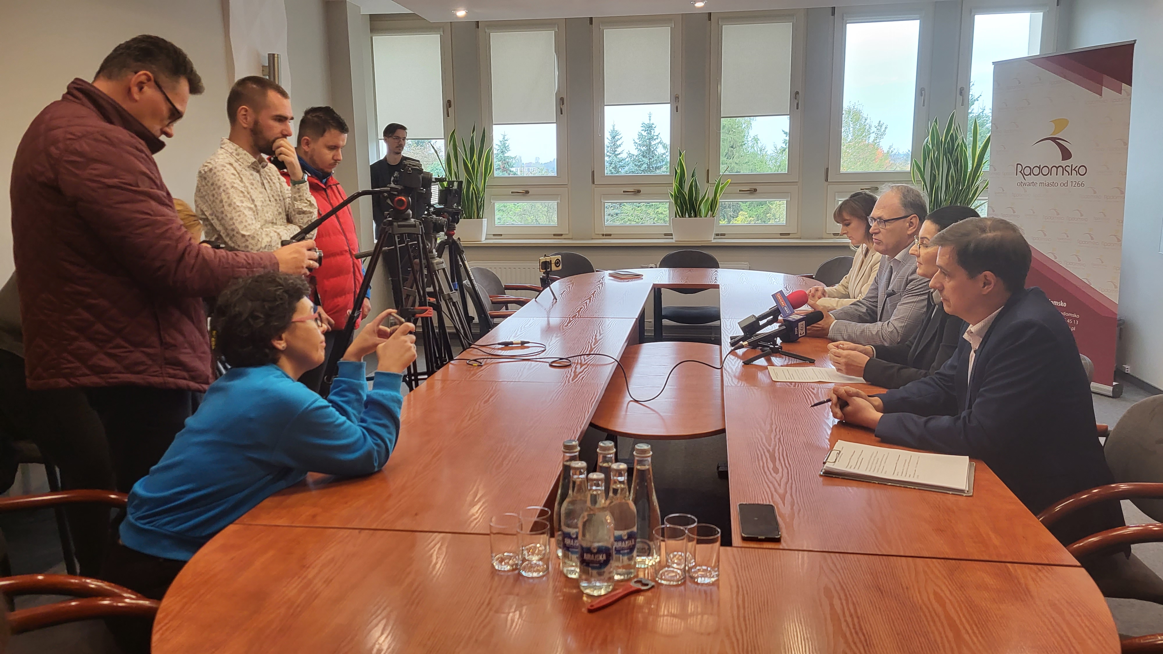Konferencja prasowa nt. remontów w mieście i związanych z nimi utrudnień komunikacyjnych