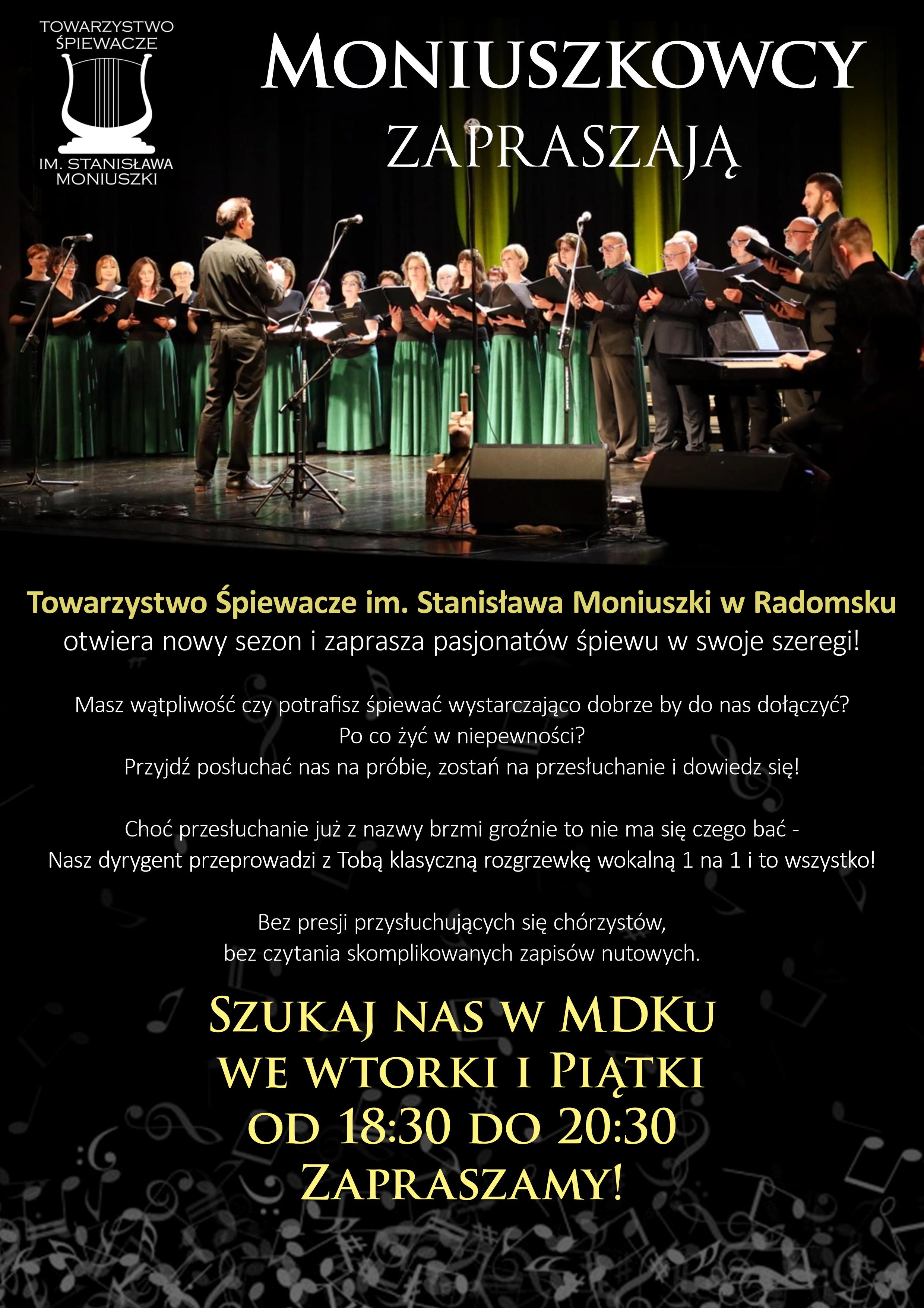 Moniuszkowcy zapraszają