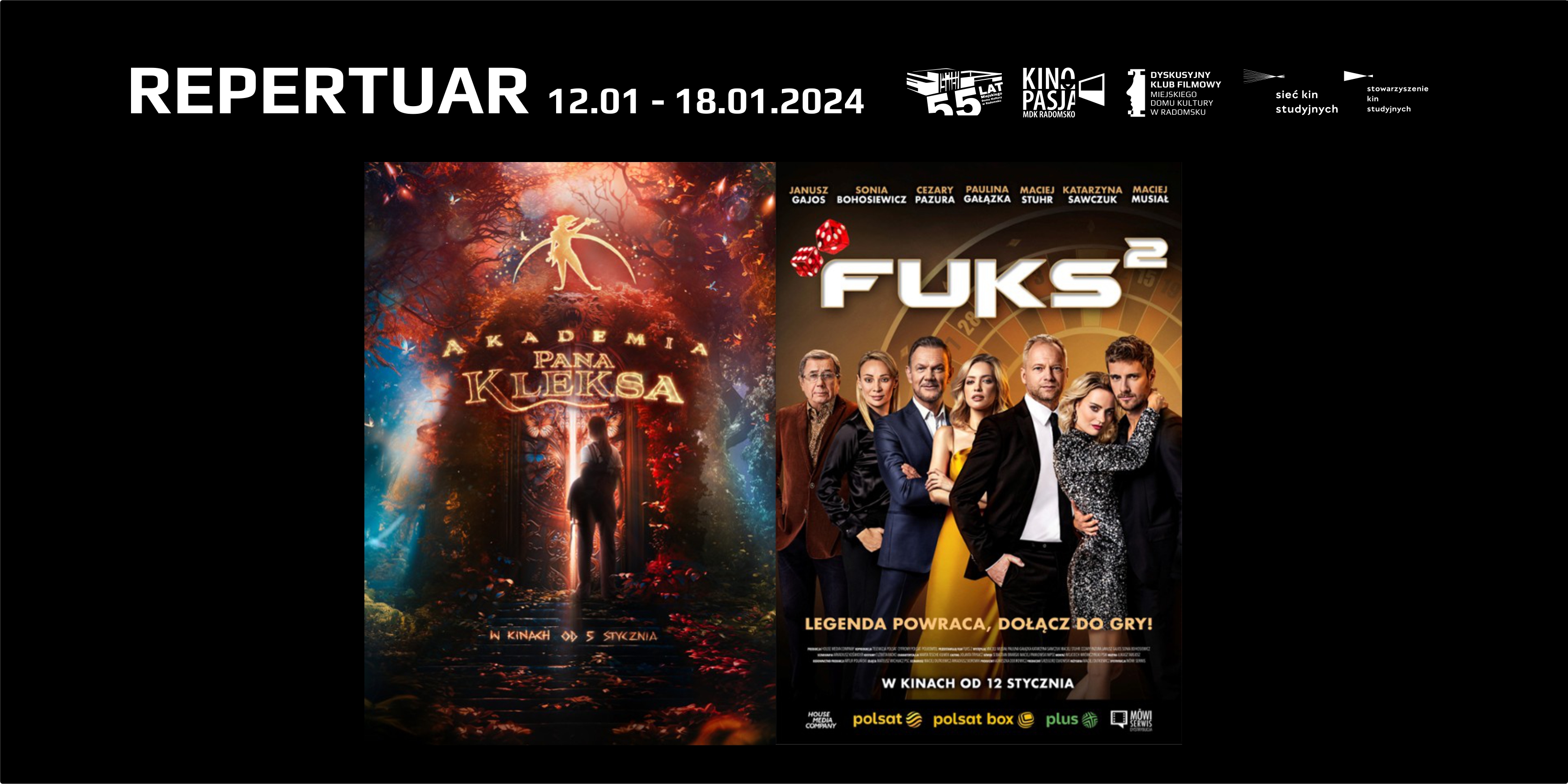 Repertuar Kina Pasja 12.01-18.01.2024 r.