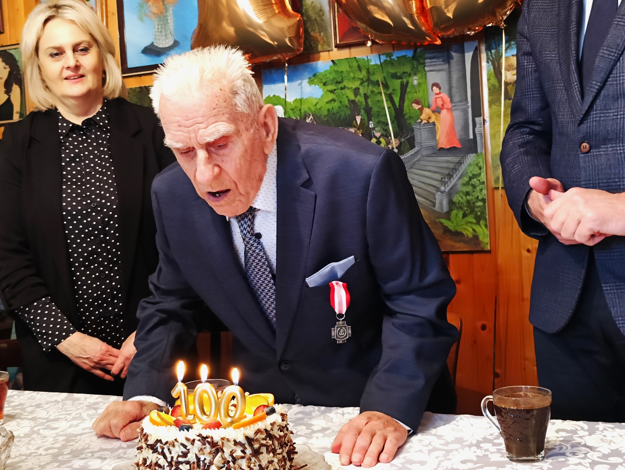 100-tne urodziny pana Józefa Kopra