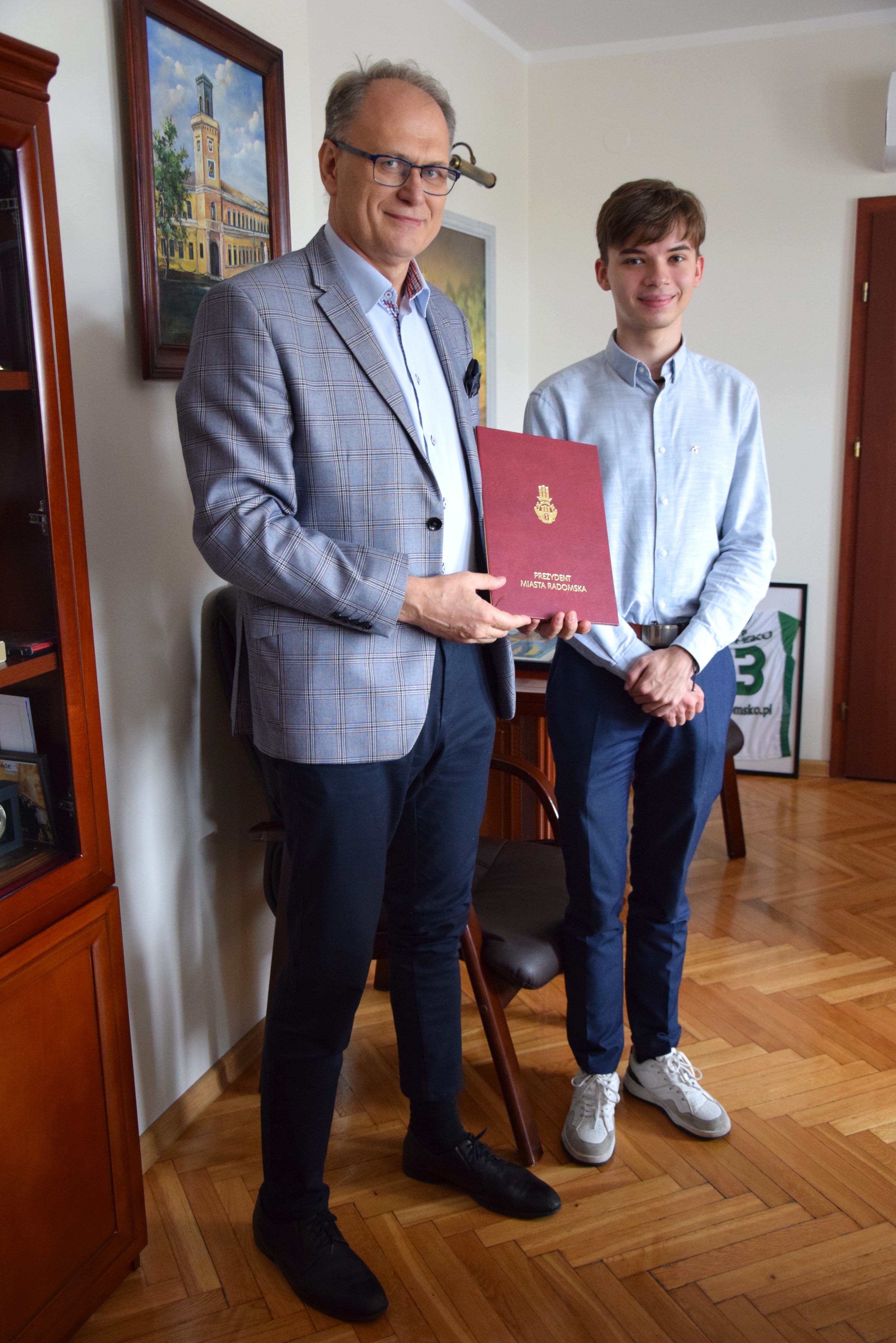 Kacper Guziak - najzdolniejszy maturzysta z Radomska