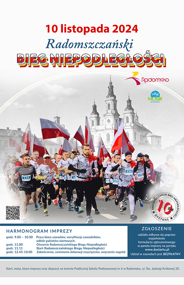 radomszczański bieg 2024 city light i
