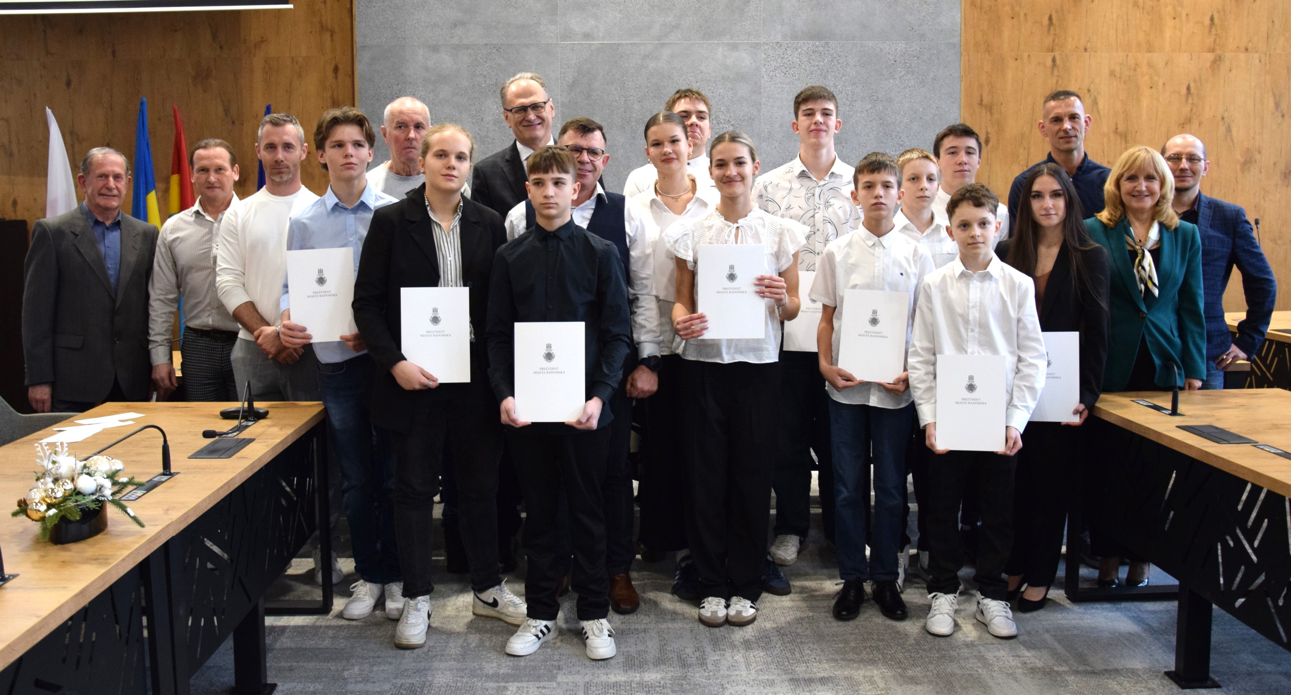 Stypendia sportowe za drugie półrocze 2024 roku wręczone