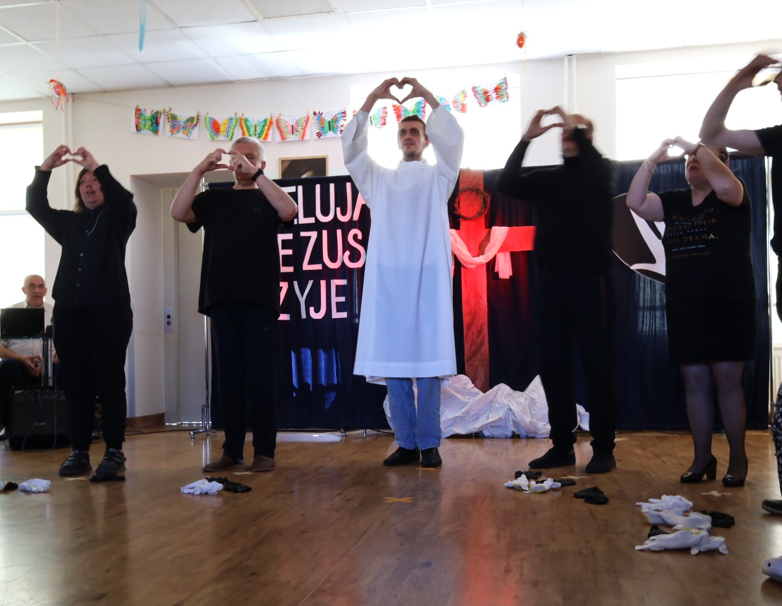 Wielkanocne śniadanie w Środowiskowym Domu Samopomocy