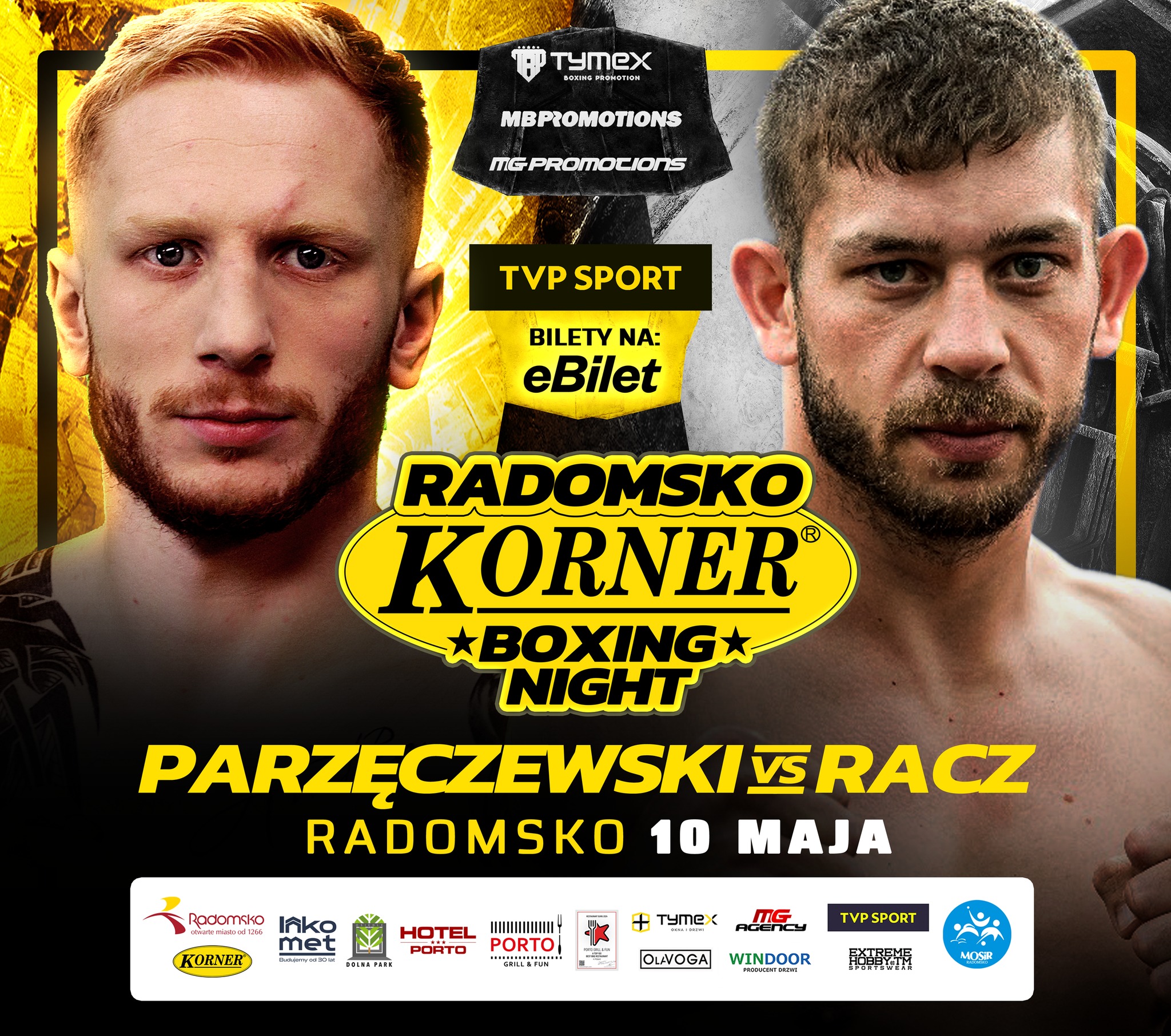 „Radomsko Korner Boxing Night": Robert Parzęczewski w walce wieczoru już 10 maja!