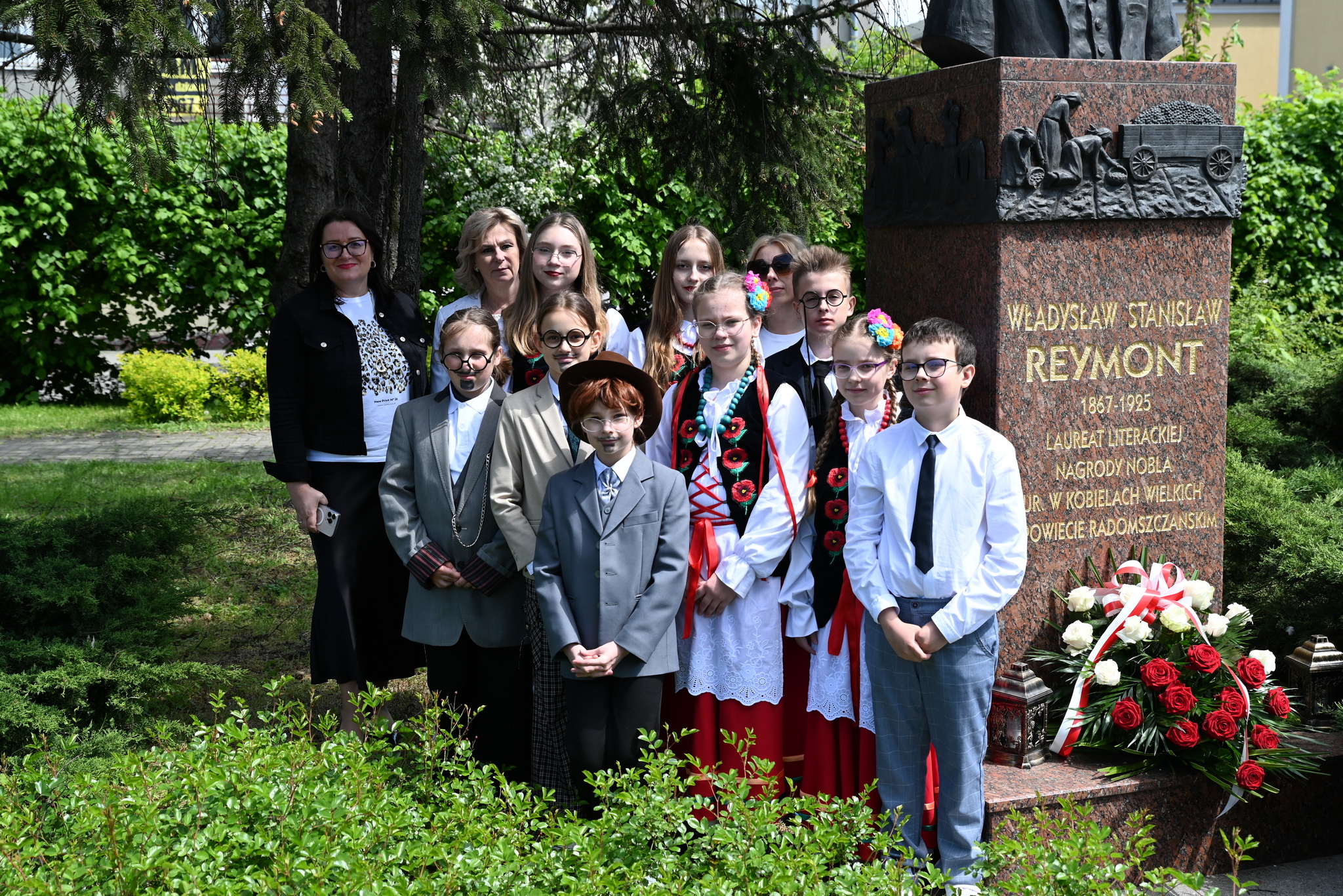 Reymontówka na Bugaju obchodziła urodziny patrona - Władysława Stanisława Reymonta
