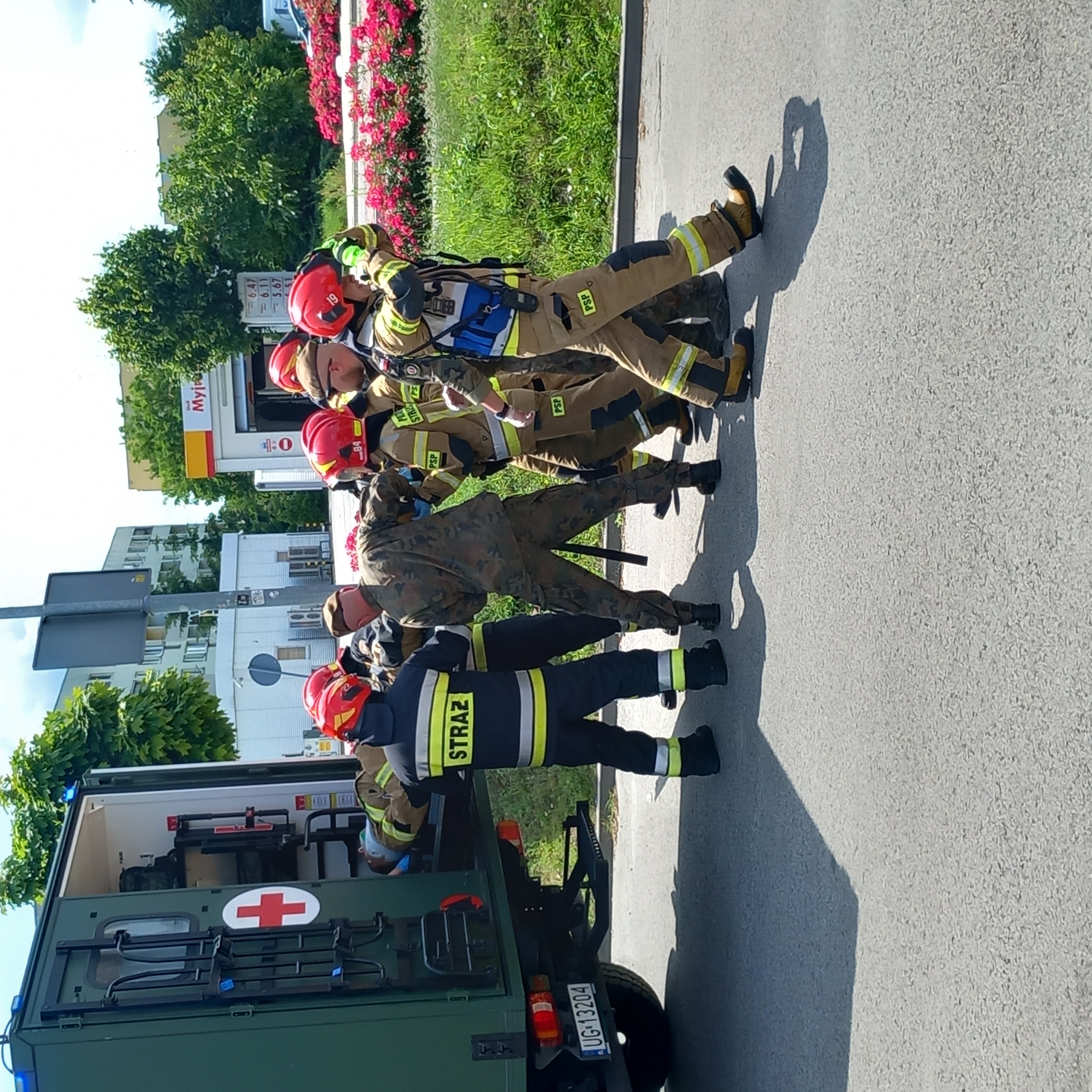 Ćwiczenia dotyczące współdziałania z podmiotami z zakresu Systemu Zarządzania Kryzysowego  w Radomsku