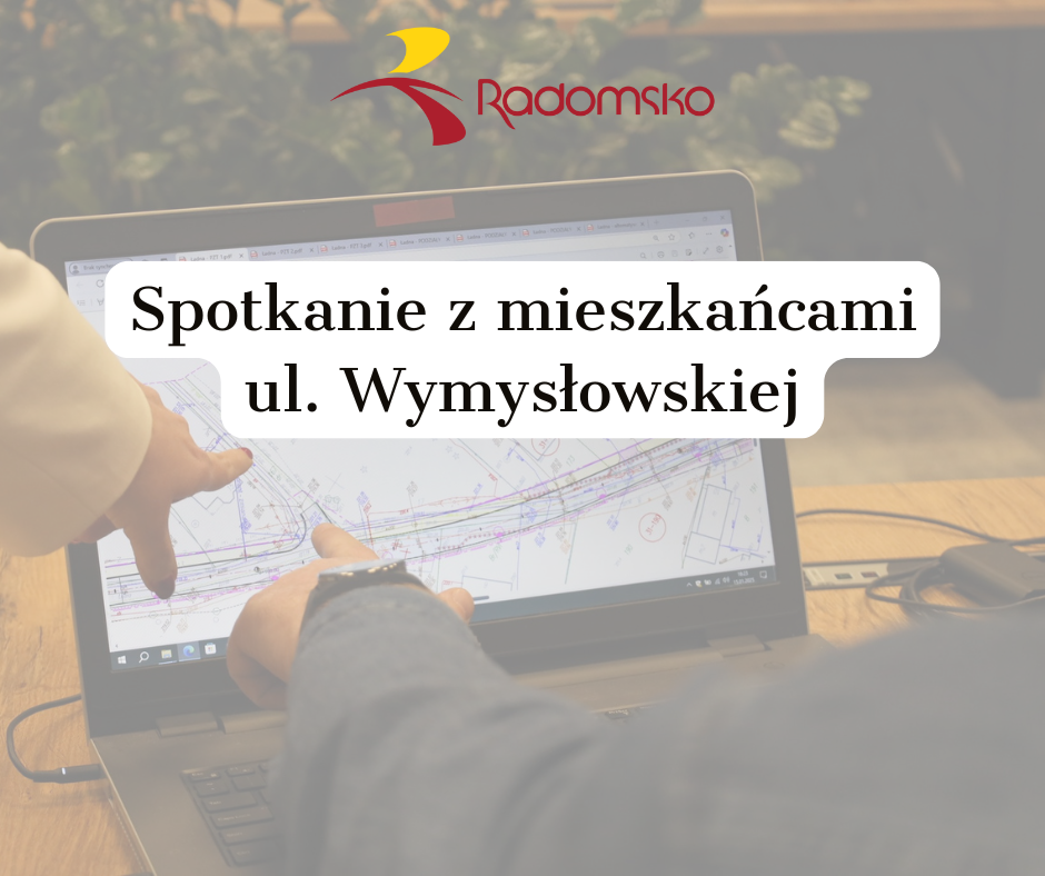 Zapraszamy mieszkańców ul. Wymysłowskiej na spotkanie ws. projektowanej nowej drogi gminnej