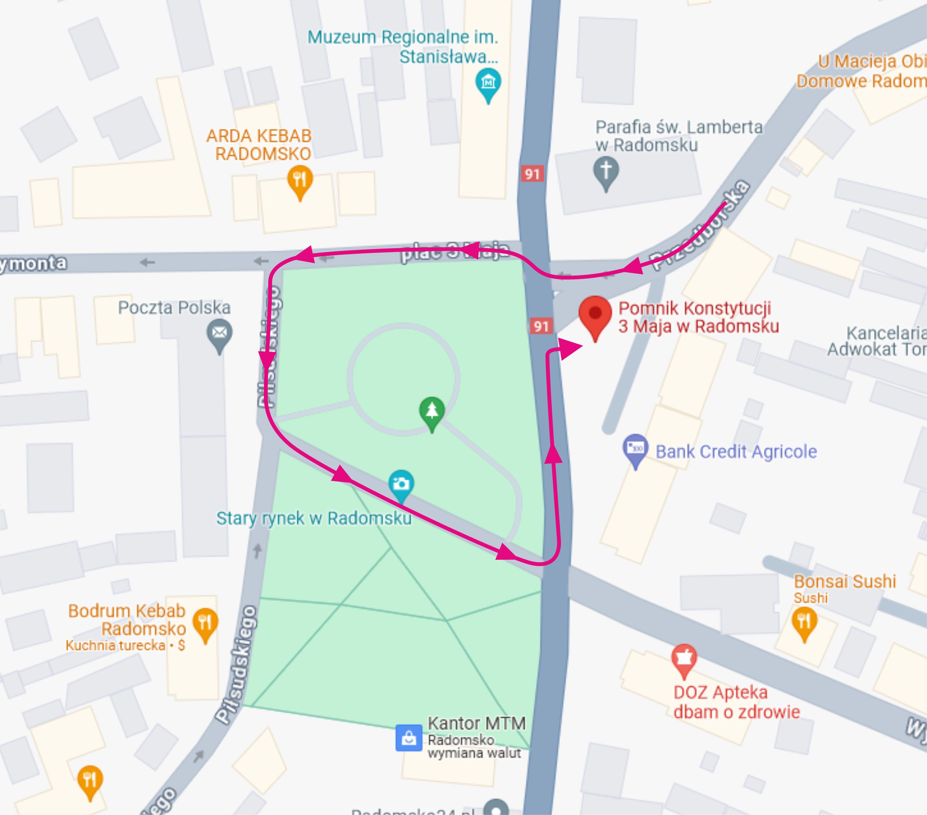3 maja wystąpią utrudnienia w ruchu w centrum miasta