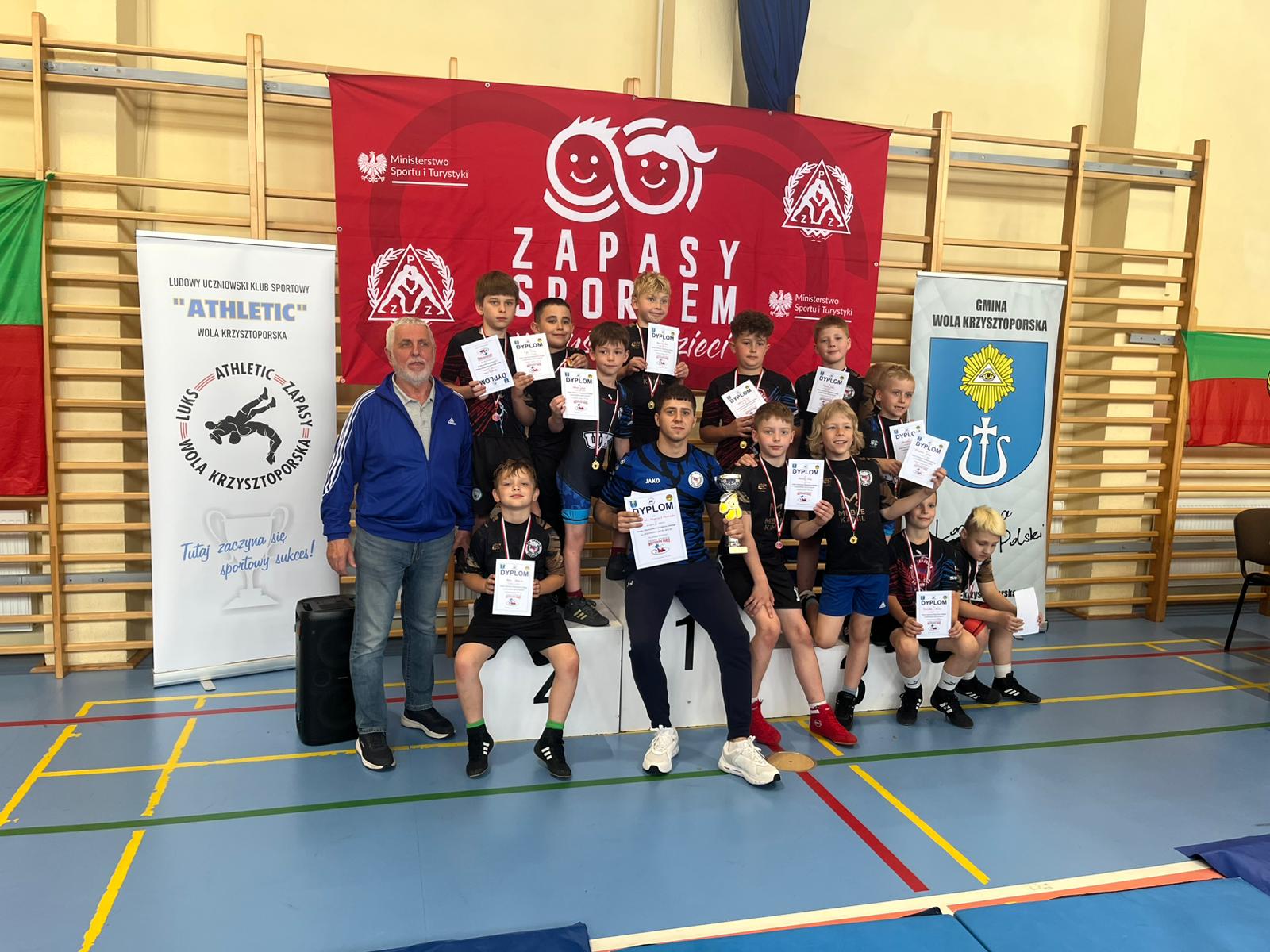 Znakomity start zawodników UKS Zapaśnik Radomsko podczas Mistrzostw Województwa Łódzkiego w Mocowaniu