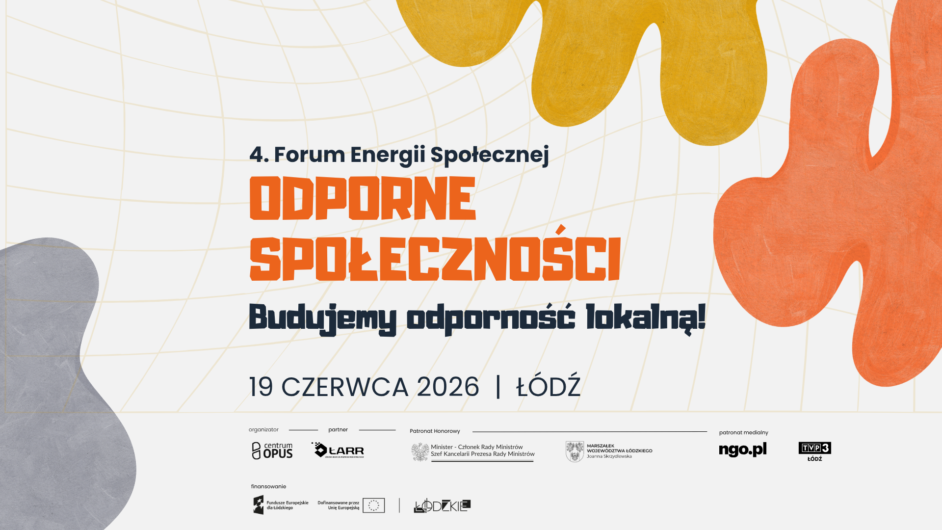 IV Forum Energii Społecznej -  Łódź, 19 czerwca br.