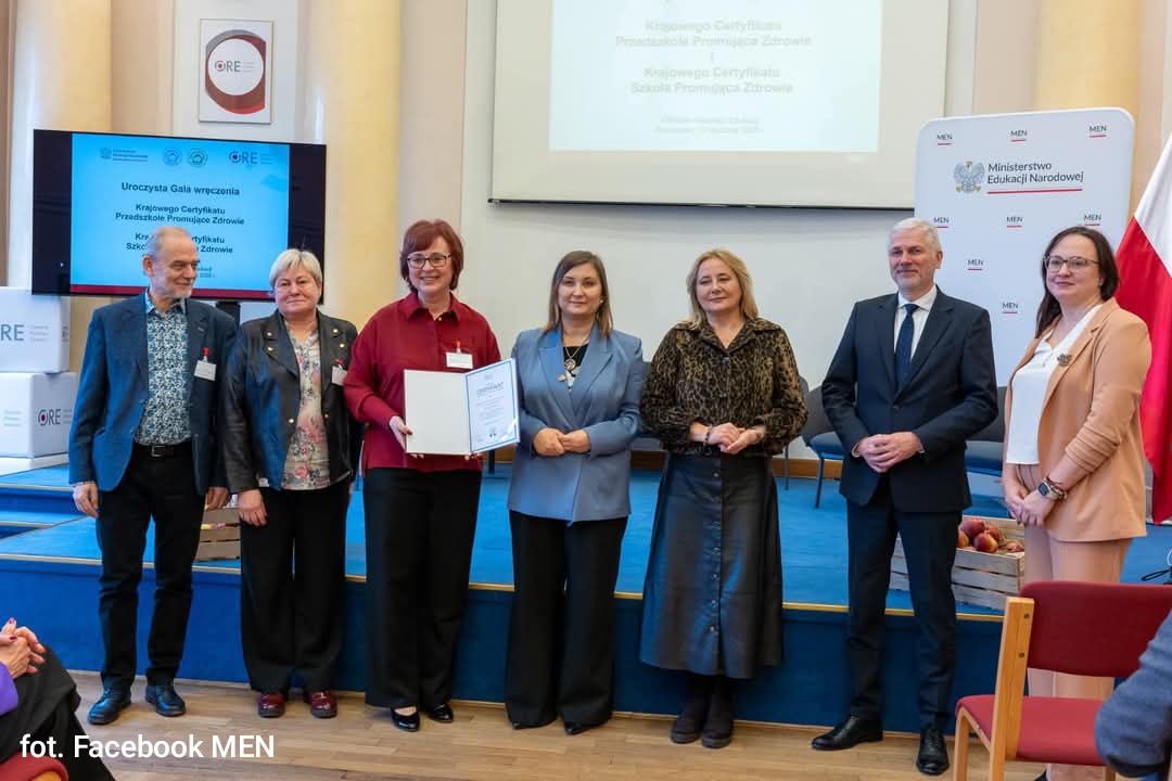 Krajowy Certyfikat Przedszkola Promującego Zdrowie dla Publicznego Przedszkola nr 1