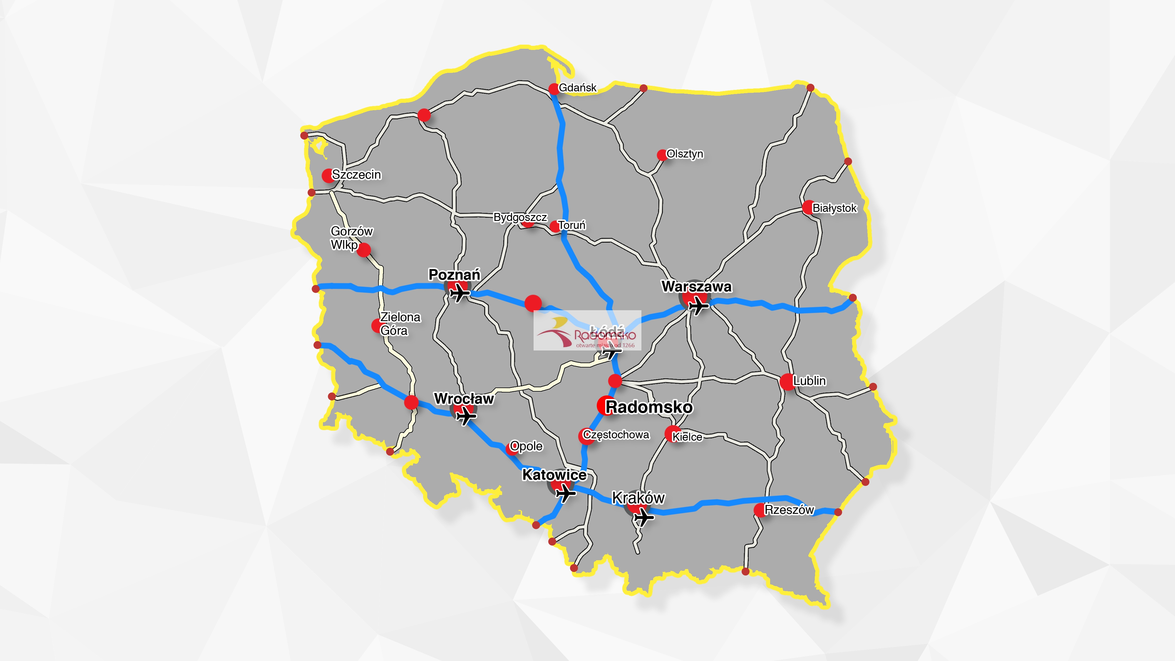 Mapa Polski