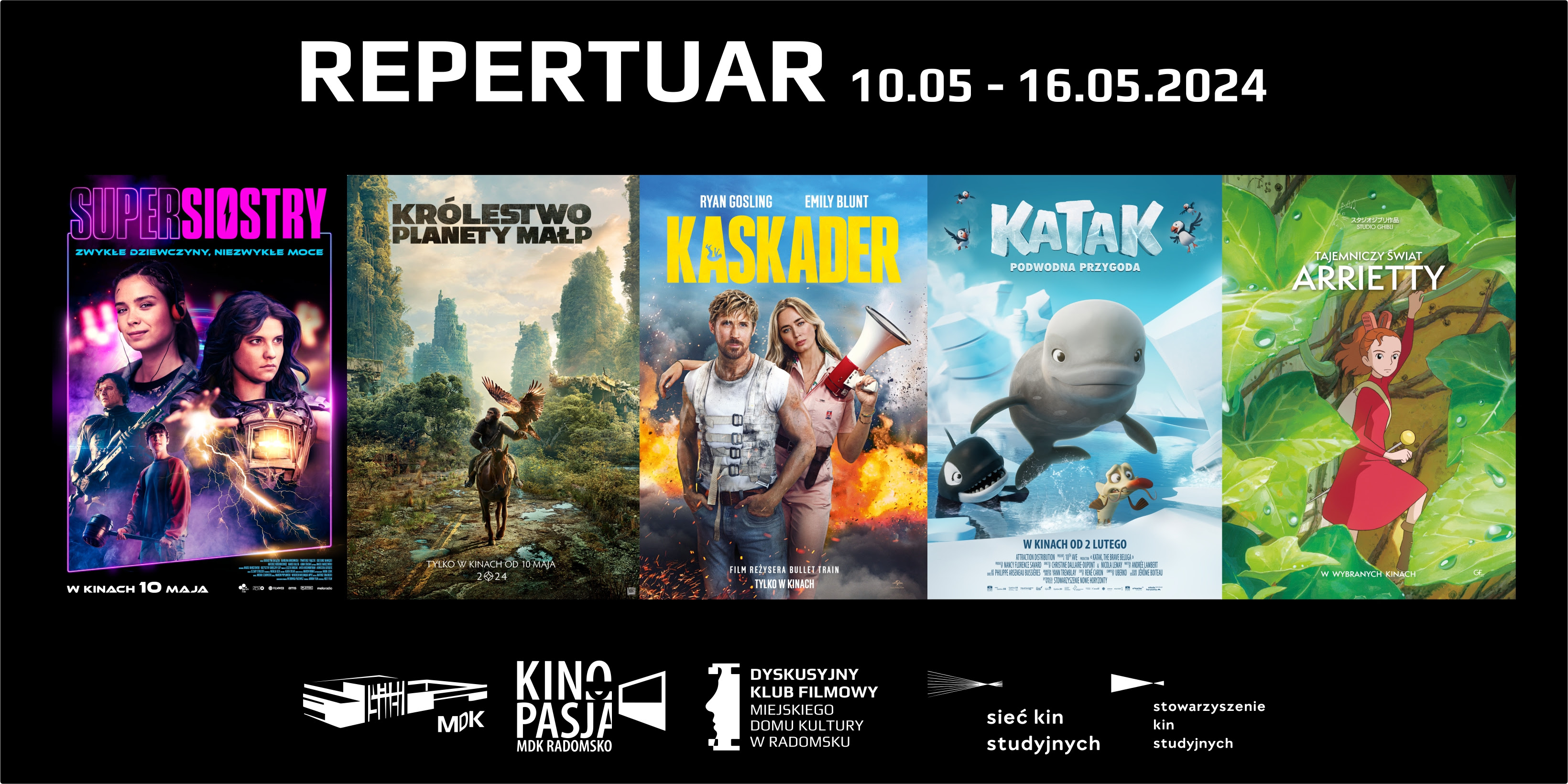 Repertuar Kina "Pasja" MDK 10-16.05.2024 r.