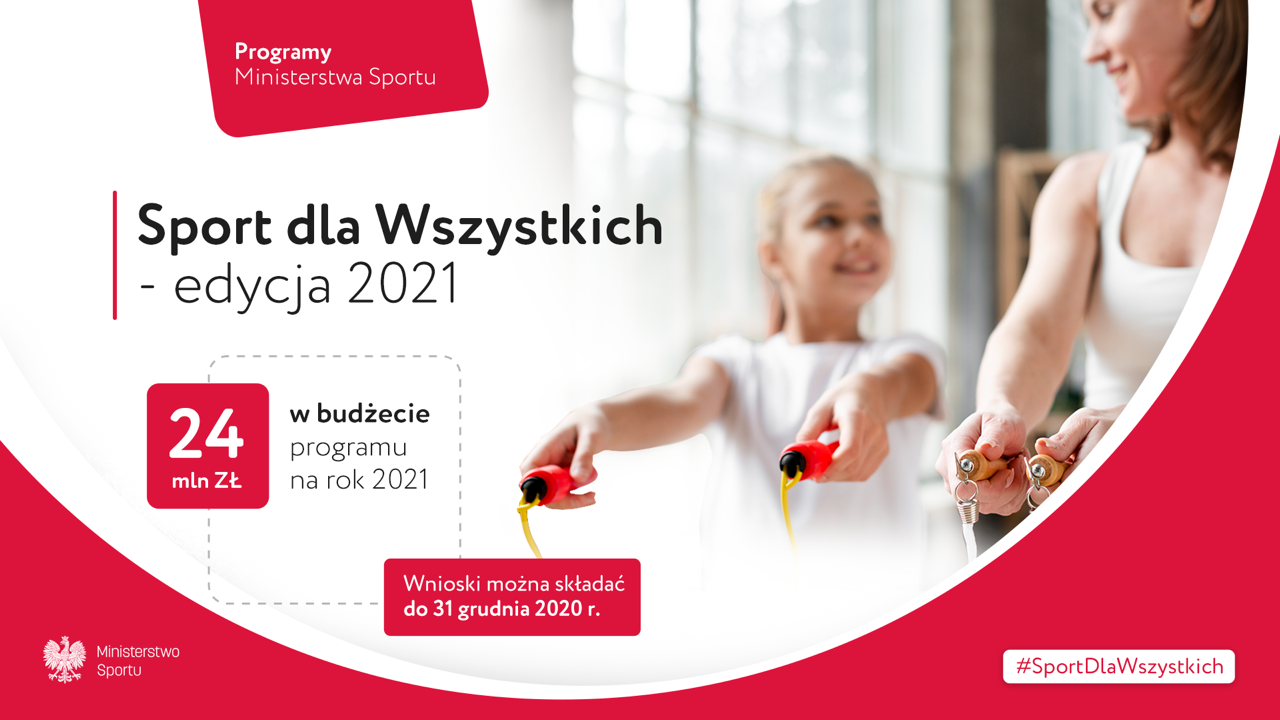 Nabór wniosków do Programu Sport Dla Wszystkich